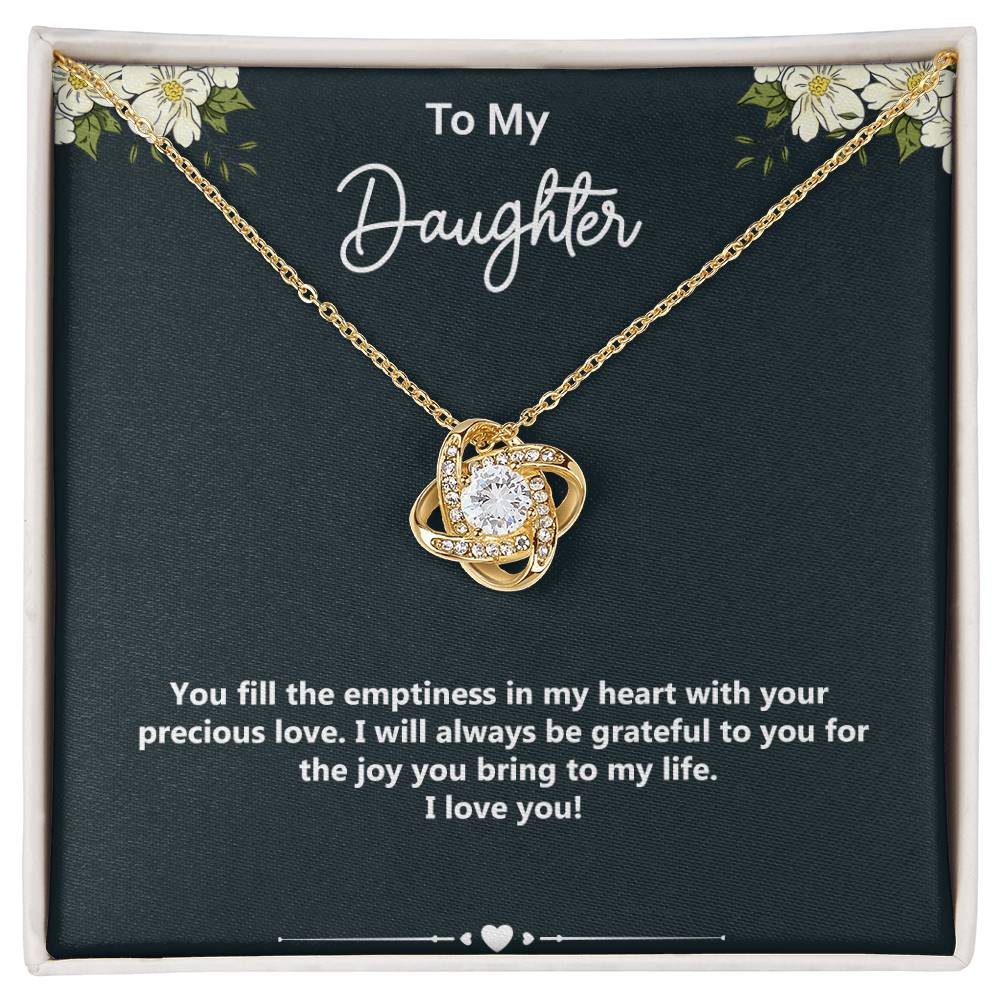 Daughter | Grateful to You | Love Knot Necklace