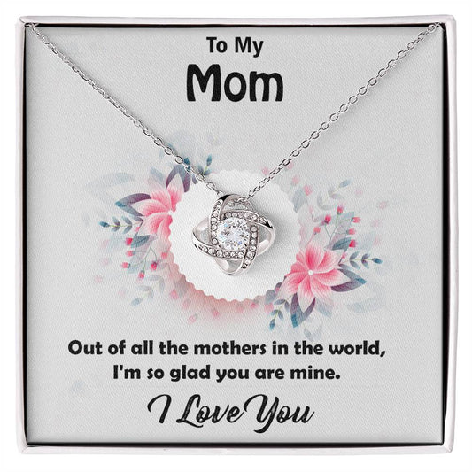 Mom | Mine - Love Knot Necklace