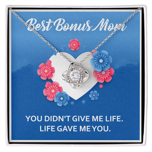 Bonus Mom | Life Gave Me You - Love Knot Necklace