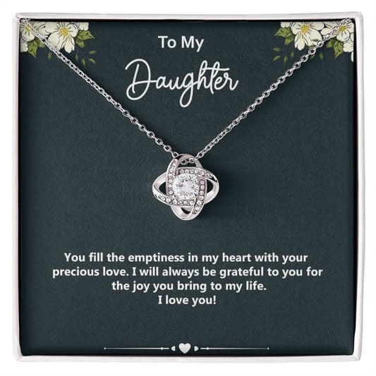 Daughter | Grateful to You | Love Knot Necklace