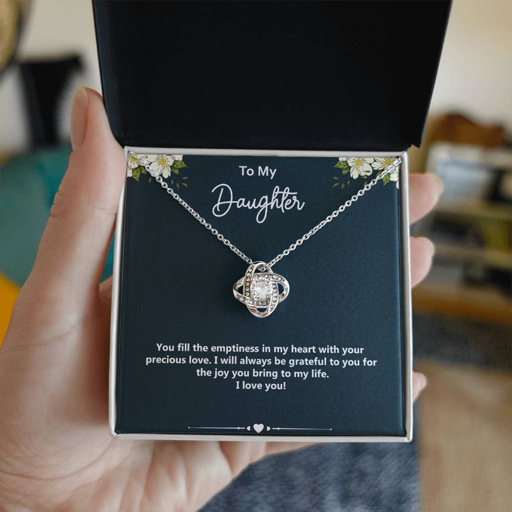 Daughter | Grateful to You | Love Knot Necklace