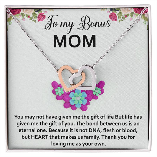 Bonus Mom | Life Gave You - Interlocking Heart Necklace