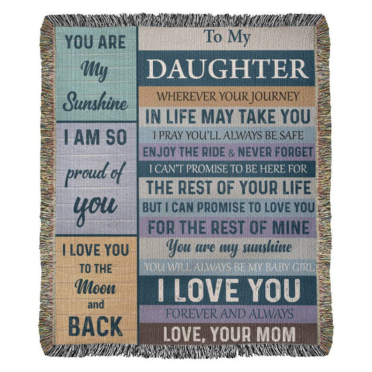 Daughter | My Sunshine - Mom | Blanket